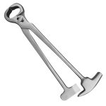 Multi-Purpose Hoof Nippers with Hammer and Chisel